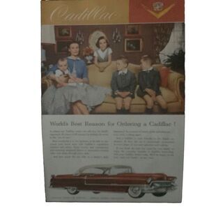 Vintage 1955 Cadillac Best Reason for Ordering Ad Advertisement